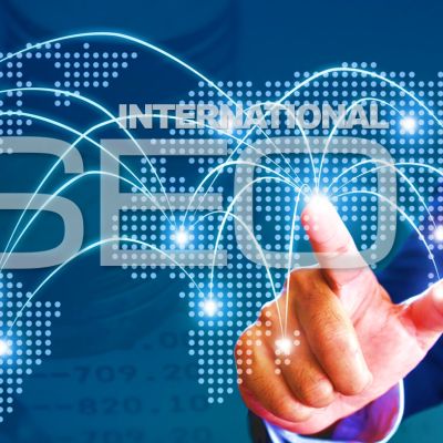 imagen que enseña el nome SEO en n mapa mundial. SEO Mundial.
