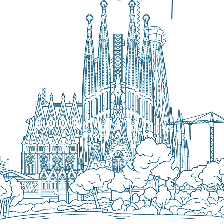 Imagen de la Catedral de la Sagrada Familia en Barcelona. Agencia SEO Barcelona.