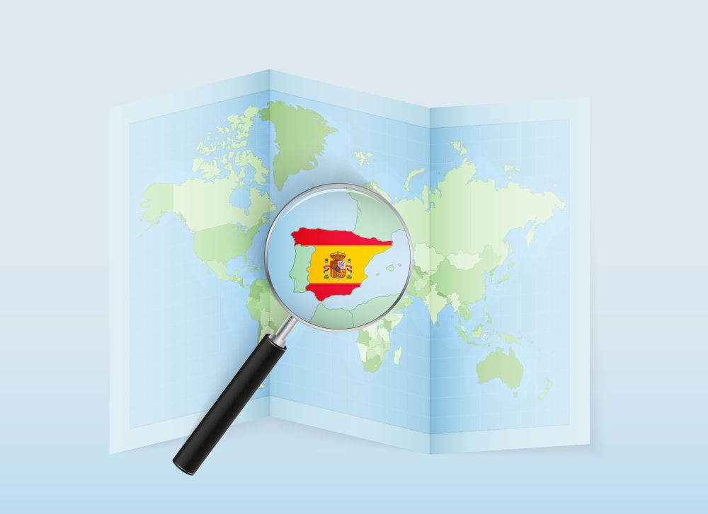 imagen de un mapa representativo de SEO Nacional en España.